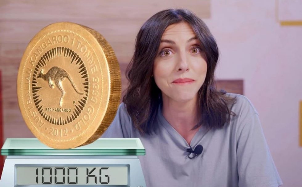 ¿Sabías que la moneda más grande del mundo pesa un poco más de 1000 kilos y está acuñada en Australia?