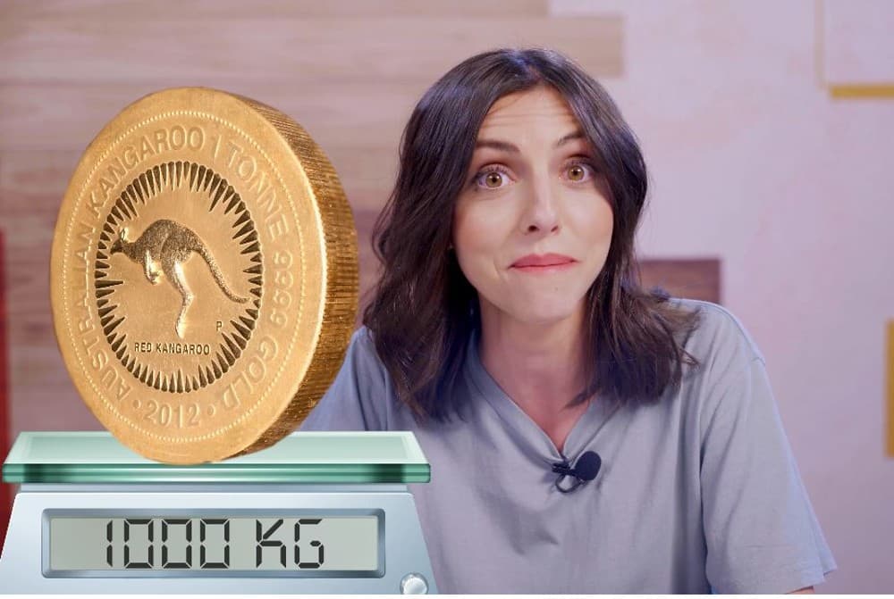 ¿Sabías que la moneda más grande del mundo pesa un poco más de 1000 kilos y está acuñada en Australia?